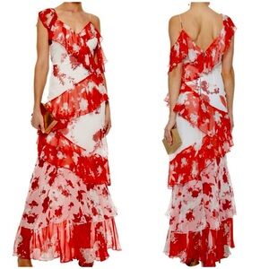 ALICE + OLIVIA floral-print Silk maxi dress  6